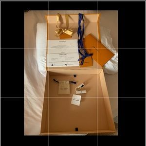 Authentic Louis Vuitton Box with accessories